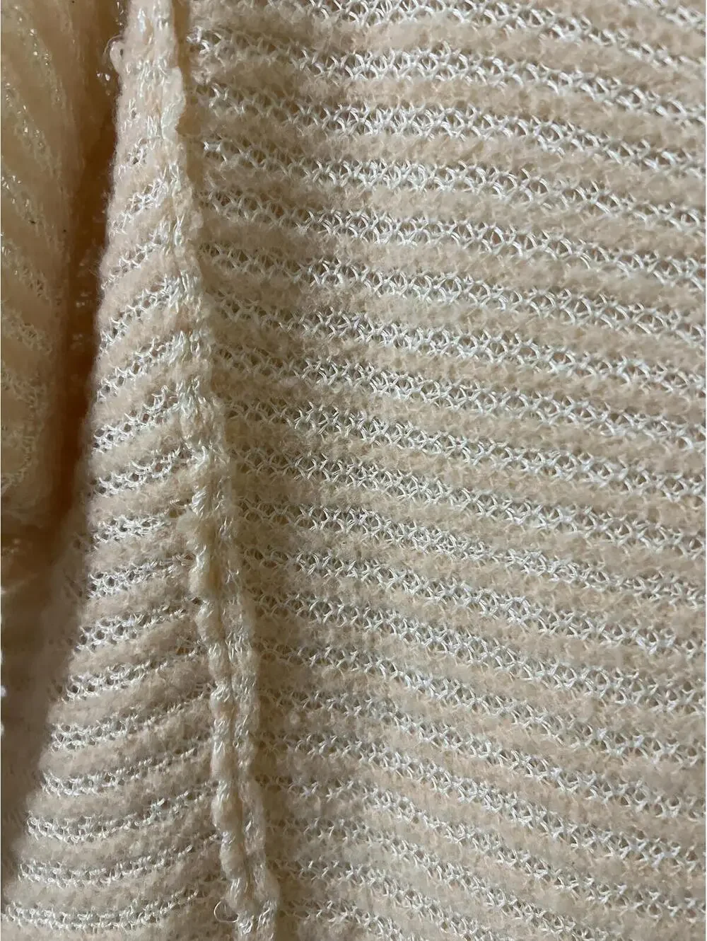 Free People cream knit